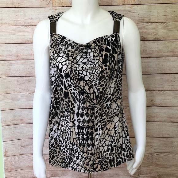 Chaus Animal Print Sleeveless Size Small - Picture 1 of 5